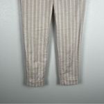 Ann Taylor Linen Striped Pants Sz 8 Photo 2