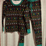 Hanna Andersson | Harry Potter 4 Houses Fair Isle 2 Piece Pajama Set, size L Size L Photo 0
