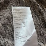 Anthropologie  silver metallic short sleeve top size S Photo 7