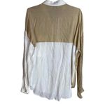 Buckle Color Block Gauzy Shirt ACOA The  Photo 1