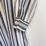 Banana Republic  Striped Button Down Shirt Tunic Dress Photo 5