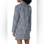 Adam Lippes x RTR Tweed Blazer in Blue Size 0 Photo 2