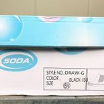 Soda Women’s Draw-G Black Faux Suede Slip On Wedge High Top Sneakers 6.5 Photo 8