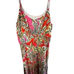 C&C California  Women's Multicolor Linen Blend Strappy Tiered Maxi Dress Size L Photo 3