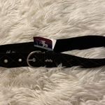 Equine Couture  Belt size M long 44” Black and Tan brand new quilted suede Photo 0