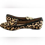 Me Too  Leopard Haircalf Pointed Toe Flats Genuine Cow Hair Loafers Comfort Sz 8 Photo 3