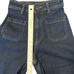 ZARA  Trinny Jeans Womens Extra Wide Leg Flare Raw Hem Dark Denim Women’s Size 2 Photo 9