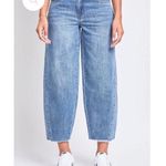 Ymi  Classic Blue Wide-Leg BARREL FIT Jeans Photo 2
