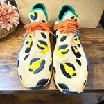 Adidas Hu NMD Pharrell Mens Size 13 Shoes Animal Print Focus Orange Black Photo 1