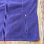 Karen Scott  Purple Fleece Full Zip Vest Plus Size XXL Winter Cabincore Photo 3