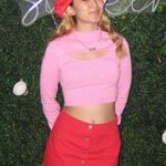 The Kript Pink Cropped Long Sleeve Photo 0