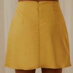 Peppermayo Exclusive Rooftop Drinks Stretch Lined Mini Skirt in Mango Size 12 Photo 4