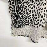 Chaser  Black & White Animal Print Pullover Hoodie Sweater M Photo 2