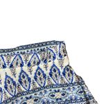 Altard State Boho Paisley Shortie Short Pom Pom Trim Elastic Waist Women Medium Blue Photo 5