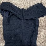 La Femme  27982 Lace V Neck Off the Shoulder Long Dress Sz. 4 Photo 4