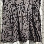 Daisy Fuentes  Gray Floral Blouse Photo 2