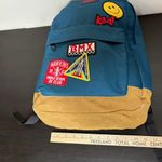 Netflix Stranger Things Backpack  Blue Tan BMX Limited School Bag Rare Loungefly Photo 11