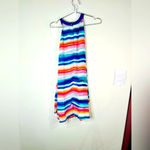 Romeo + Juliet Couture  Multi Colored Strip Sleeveless Dress Mini Size Small Photo 5