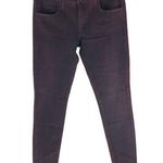 Kill City Womens Low Rise Skinny Jeans Burgundy Denim Goth Punk Size 28 Red Photo 0