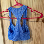 Signature 8  blue lacy bralette size small Photo 3