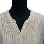 Free People Snap Out Of It Top Women's Size X-SMALL XS Beige Boho Hippie Photo 2