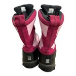 Lands' End Pink Winter Boots Women’s Size 7.5-8 UK 5 Snow Rain Boot Bungee Front Photo 4
