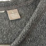 Vintage Gray Cardinal Bird Winter Fleece Jacket Sweater Zip Up Womens Size Large Photo 2