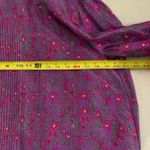 Apiece Apart  Sez Pintuck Purple floral Silk Blouse size 4 Photo 8