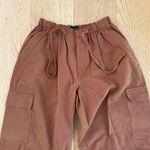 White Fox Boutique White Fox Parachute Cargo Pants Real Satisfaction Size XS Chocolate Brown Photo 1