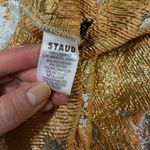 STAUD  Kennedy jacquard metalic floral midi dress Size 0 Photo 8