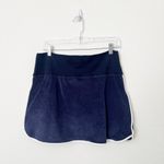Aerie [Offline by ] Navy Blue Hole in One Terry Cloth Mini Skort NWT Size Large L Photo 1