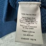 Talbots  Women Blue Textured Merino Wool Blazer Jacket S Preppy Academia Office Photo 4