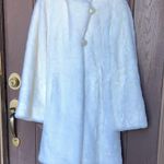 Pamela McCoy Cream Teddy Jacket White Photo 0