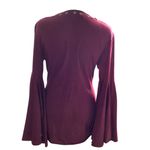 Rock & Roll Cowgirl  Red Bell Sleeve Blouse WORN ONCE Photo 7