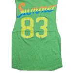 Spirit  Jersey Tank Top Sleeveless Women's Size XSmall Neon Green Summer 83 NEW Photo 0