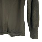 Magaschoni Cashmere Silk Long Sleeve Cardigan Dark Green Size XS Photo 7