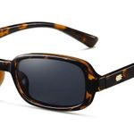 NWT Unisex 90s Small Retro Rectangle Sunglasses UV400 Brown Photo 0