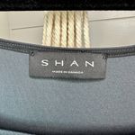 Shan Sofia Sheath Mini Dress Square Neck Anthracite Black 3D Jersey NWT Size 10 Photo 11