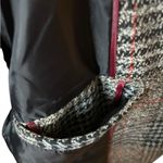 NWOT Women’s Classic Plaid Tweed Blazer with inside pockets Black Size L Photo 4