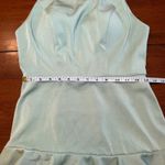 Mac Duggal Ieena for  Jewel Neck Sleeveless Mini Dress Ruffle Skater Skirt Size 4 Photo 9