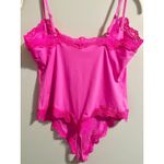 SKIMS Fits Everybody Lace Cami Bodysuit in Neon Orchid - Pink Size L Photo 5