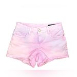 BLANK NYC  Pink Stretch Denim Barbiecore Shorts, Size‎ 26, Cotton & Spandex Photo 3