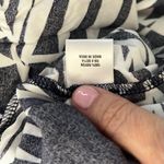 Macy’s Navy and White High Low Midi Sundress with Puff Sleeves Photo 8