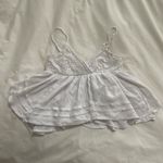 Hollister White Babydoll  Top with adjustable straps Photo 0