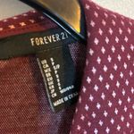 Forever 21 Red Peter Pan Collar Short Sleeve Shift Dress Size Small Photo 4