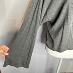 LNA REVOLVE  Gray Bell Wide Sleeve Soft Stretch Made in USA Sweater Medium Photo 3