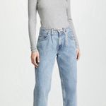 AGOLDE BAGGY JEANS WITH PLEATS COLOR LARK SIZE 26 Photo 0