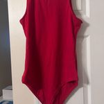 Red Tank Top Bodysuit Size L Photo 0