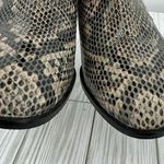 Seychelles  ankle boots Chelsea snakeskin print low heel size 6 Photo 6