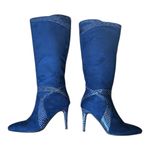 6.5 Monroe & Main royal blue suede knee Photo 10